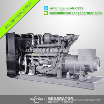 Générateur diesel type ouvert ou conteneurisé 1080kw alimenté par le moteur britannique 4012-46TWG3A